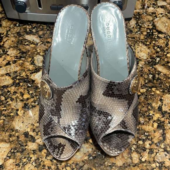 COPY - Genuine snake Gucci clogs - Picture 7 of 8